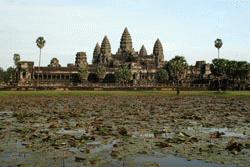 Angkor Wat in the evening light.