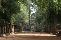 The entrance into the remote Preah Khan ruins