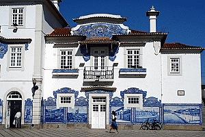 The train station in Aveiro.