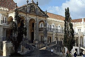 The University of Coimbra has an incredible location atop the central hilltop overlooking Coimbra