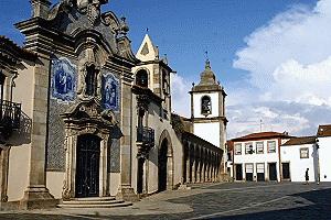 The main plaza at Sao Joao da Pesqueira. We would see Peter and Paul playing futbol here at all hours of the day or night.