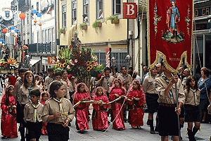 The Festa of Sao Joao procession through Braga