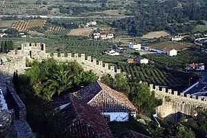 The amazing walled city of Obidos as the sun descends.