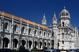 The magnificent Mosteiro dos Jeronimos cathedral in Lisboa.