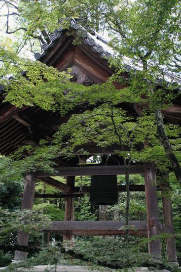 Entrance into the Golden Temple in Kyoto.