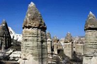 The surreal landscape of Cappadocia