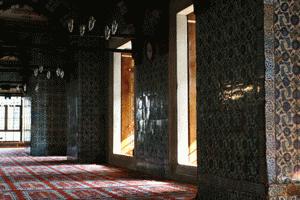 Inside the Blue Mosque, Istanbul