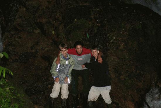 Jorge Serrano Jr. guides us on an evening hike to a remote waterfall deep in the Talamanca Mountains.