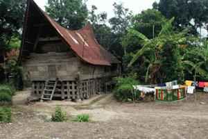 Traditional Batak house, Lake Toba