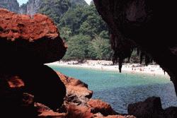 Railay is internationally known as a rock climbing mecca