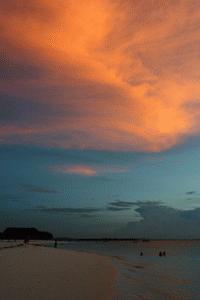 Our first night on the beaches of Zanzibar