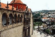 The beautiful town of Amarante in the lower section of the Douro River Valley in northcentral Portugal.