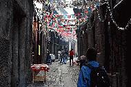 Walking the backstreets of Porto during the Sao Joao do Porto festivel.