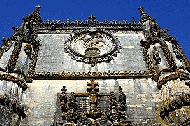 The famous back facade of the Convento Christo