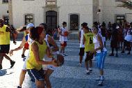 Anabela goes to the hoop against Spain during the 3 on 3 tourney.