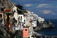 RTW0141  Houses overlooking Amalfi
