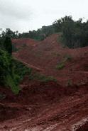 The road from Huay Xai to Luang Nam Tha looks like this.  Road construction is ever present, there are no barriers preventing fall off the shoulder of the road and the entire road is through mountainious terrain on a very slippery, red clay road.