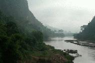 Morning in Nong Khiaw before our river trip to Luang Prabang