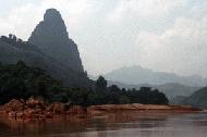 The Nam Ou river in northcentral Laos