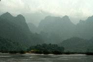 Dramatic limestone peaks are present throughout this spectacular river trip