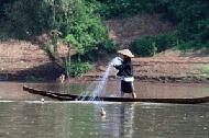 Net fishing became more prevelent near the Mekong