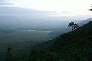 Sunrise overlooking Ngorongoro Crater.