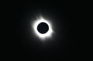 A photo of the total eclipse of the sun