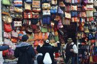 Colorful stores around the Grand Bazaar add to Istanbul's attractive landscape