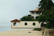 An elegant house hugs the coast near Stonetown