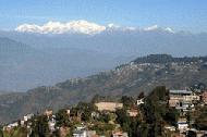 Entering the city of Darjeeling
