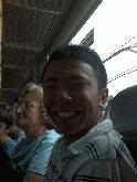Hayato laughs it up on the subway, as we head to another Japan destination via a very efficient mass transit system.